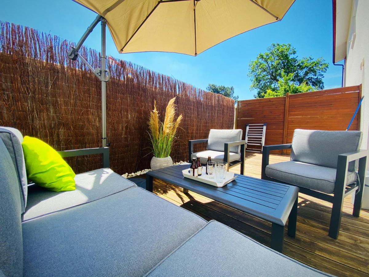 Appartement Tout Confort, Belle Terrasse. Бискарос Екстериор снимка
